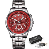 LIGE Mens Watches Waterproof