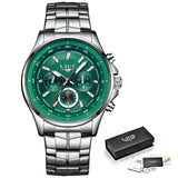 LIGE Mens Watches Waterproof