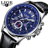 LIGE Mens Watches Waterproof