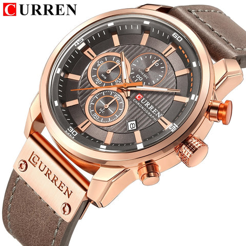 New Watches Men Luxury Brand CURREN