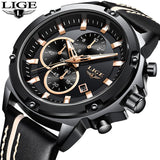 2019 LIGE Men Watches Fashion