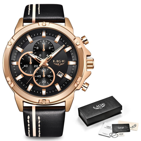 2019 LIGE Men Watches Fashion